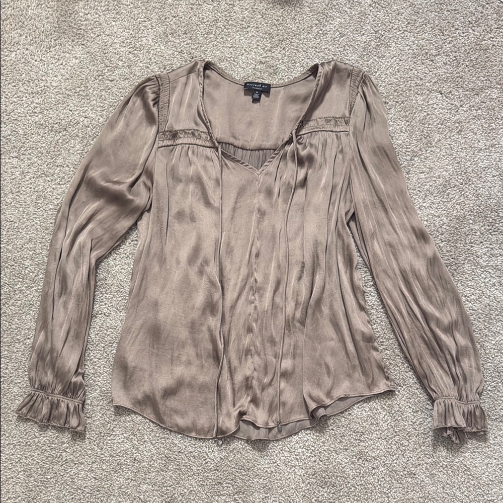 Express Taupe Women's Top